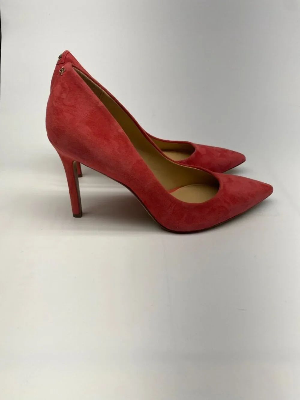 Sam Edelman Womens Vienna Red Suede Pointed Toe Heel Sz 8